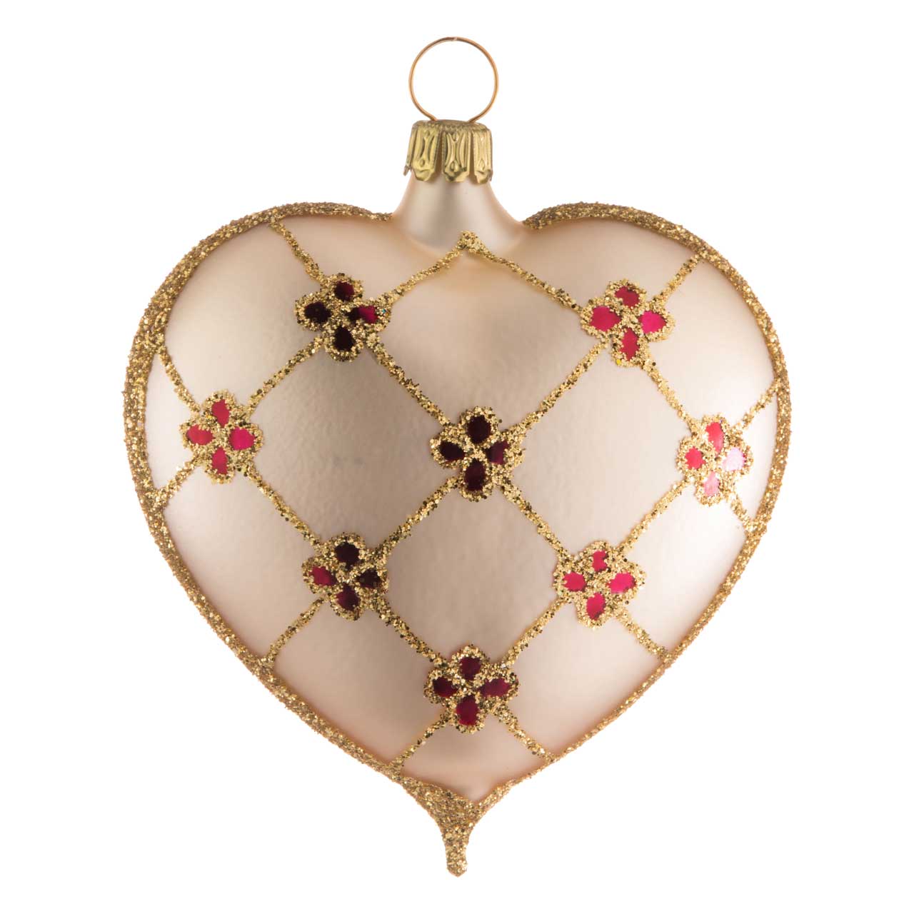 Heart with lattice ornament